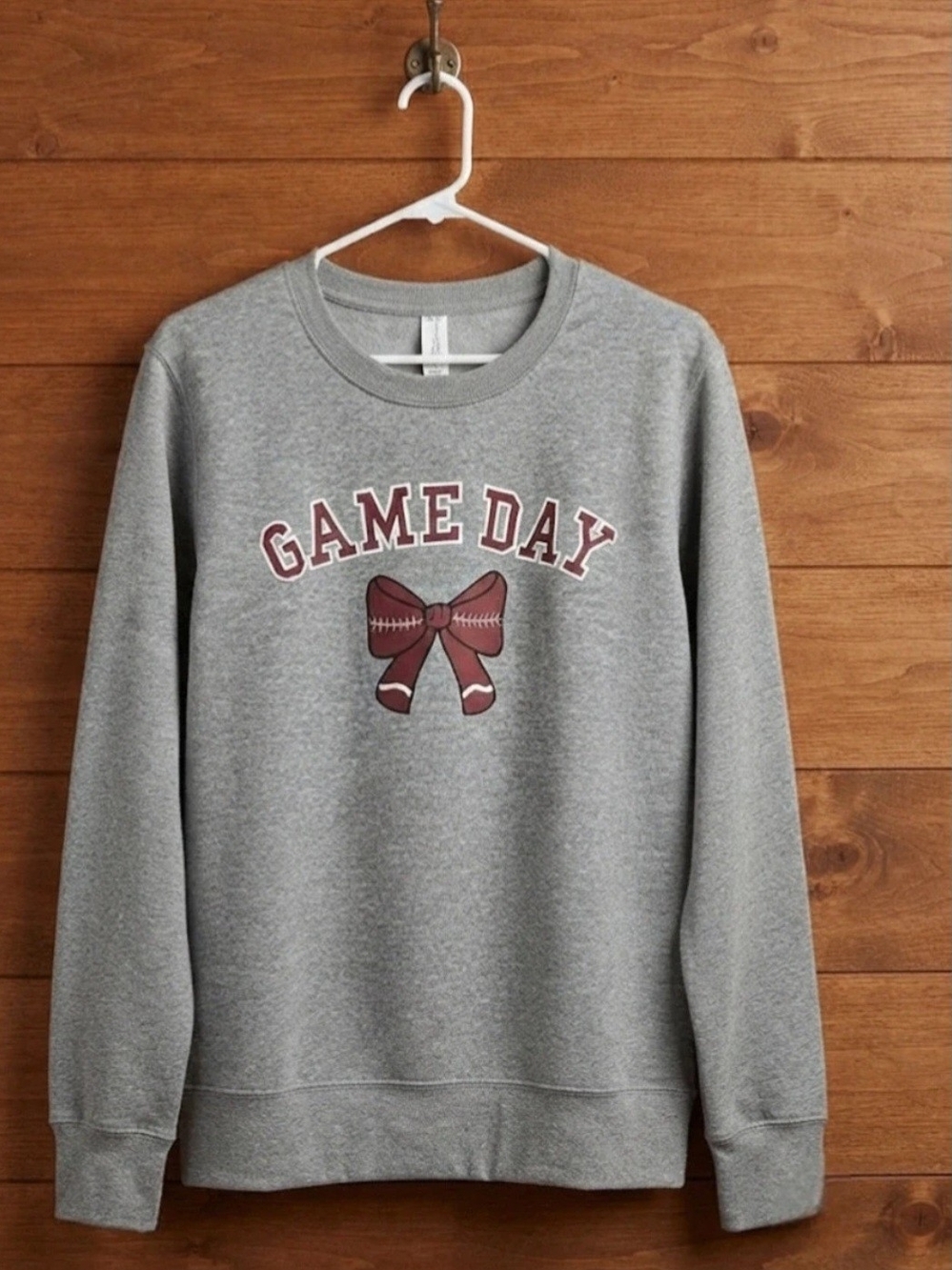 Gray 'Game Day' Crewneck Sweatshirt